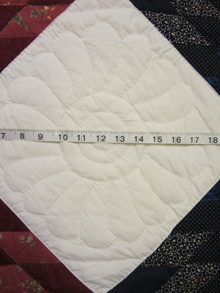 Broken Star Burst Amish Quilt 103x116