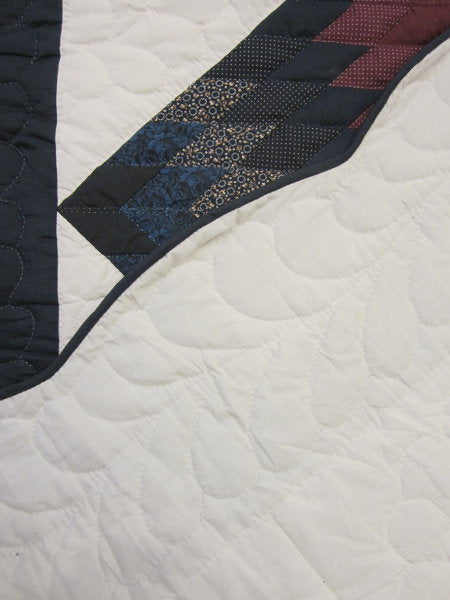 Broken Star Patchwork Amish Quilt 99x112