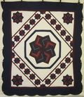 Spin Star Amish Quilt 102x116
