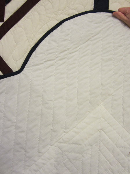 Spin Star Amish Quilt 102x116