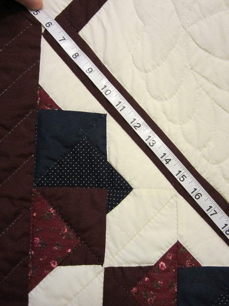 Spin Star Amish Quilt 102x116