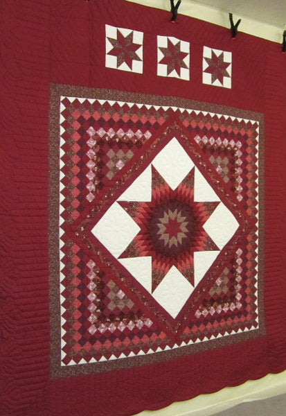Lone Star Commons Patchwork Amish Quilt 103x115