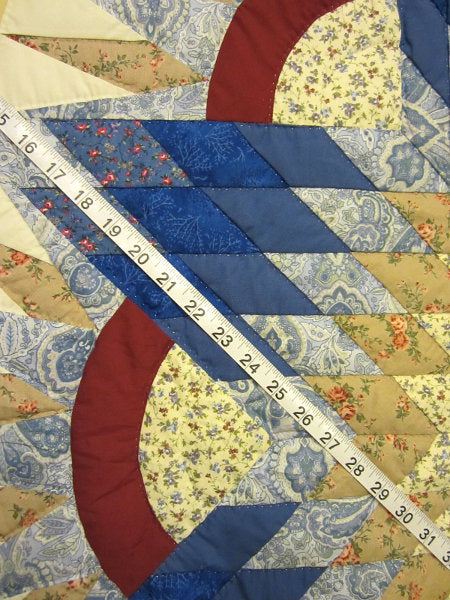 Broken Star Burst Amish Quilt 106x117