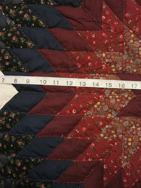 Broken Twinkling Star Amish Quilt 101x116