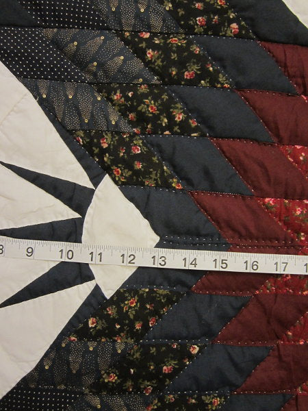 Broken Twinkling Star Amish Quilt 101x116