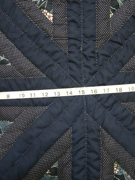 Broken Mineral Star Amish Quilt 104x114
