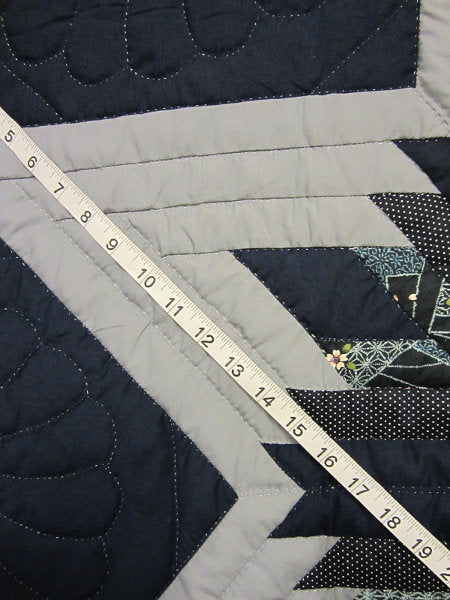 Broken Mineral Star Amish Quilt 104x114