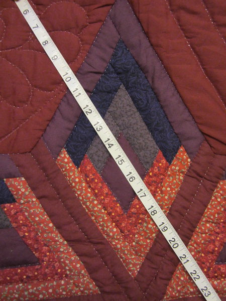 Fan Star Patchwork Amish Quilt 106x113