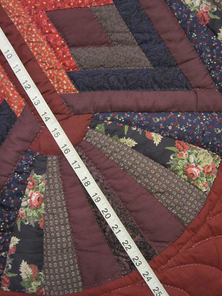 Fan Star Patchwork Amish Quilt 106x113