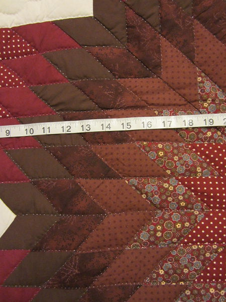 Celestial Earth Star Patchwork Amish Quilt 102x114