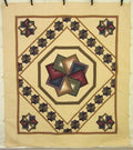 Spinning Star Amish Quilt 102x117