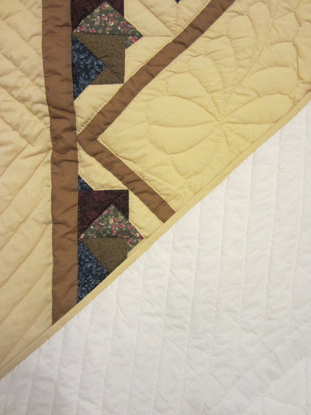 Spinning Star Amish Quilt 102x117