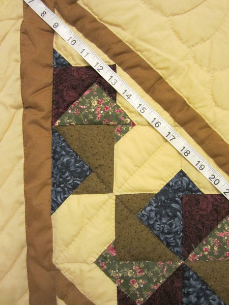 Spinning Star Amish Quilt 102x117