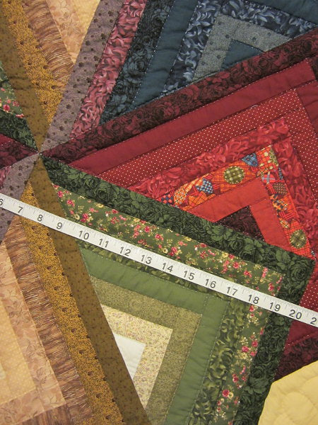 Spinning Star Amish Quilt 102x117