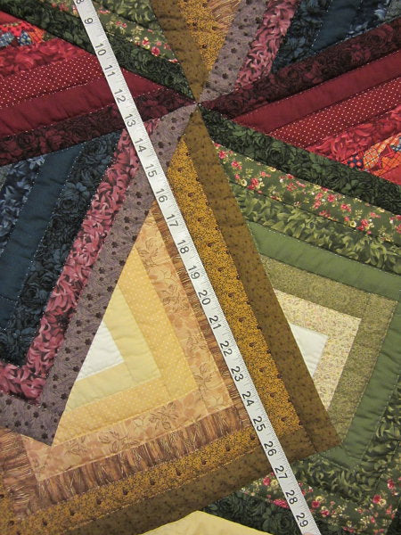 Spinning Star Amish Quilt 102x117