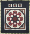 Compass Stars Patchwork Amish Quilt 101x115