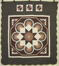 Star Split Compass Amish Quilt 105x114