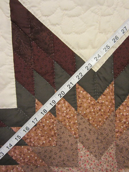 Star Split Compass Amish Quilt 105x114