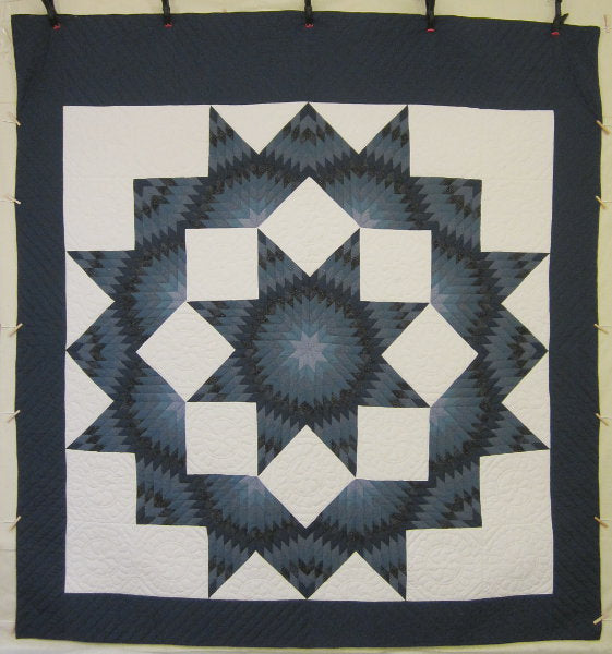 Broken Star Patchwork Amish Quilt 107x115