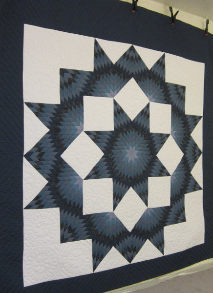 Broken Star Patchwork Amish Quilt 107x115