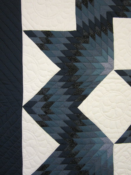 Broken Star Patchwork Amish Quilt 107x115