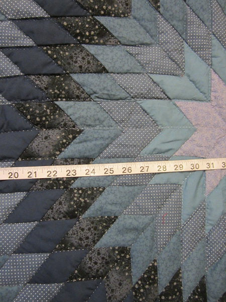 Broken Star Patchwork Amish Quilt 107x115
