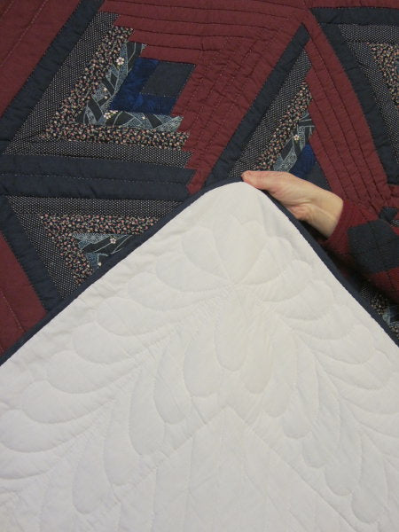 Twinkling Broken Star Amish Quilt 100x116