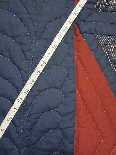 Twinkling Broken Star Amish Quilt 100x116