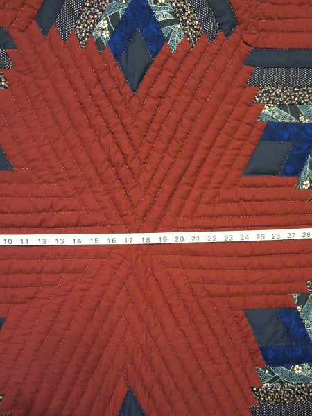 Twinkling Broken Star Amish Quilt 100x116
