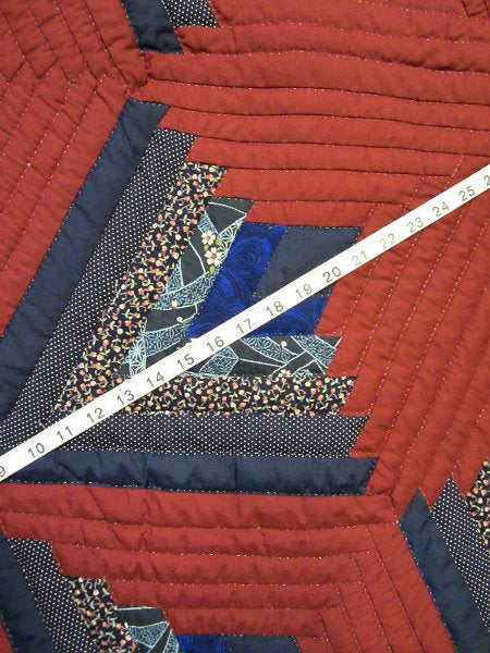 Twinkling Broken Star Amish Quilt 100x116