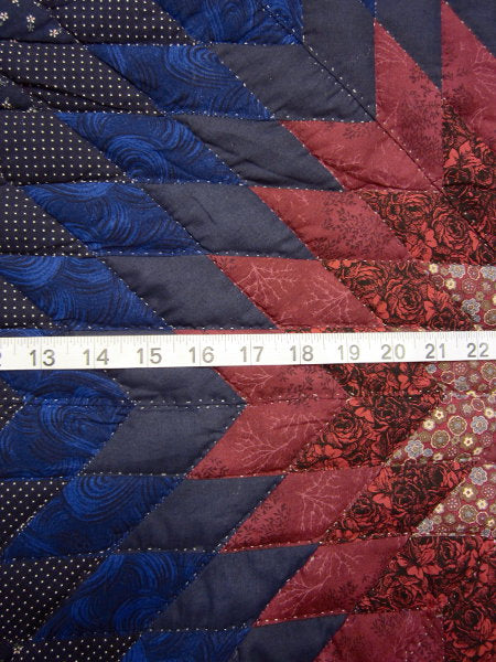 Star in Star Patchwork Quilt 100 x 115