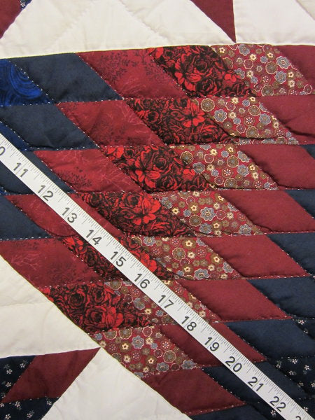 Star in Star Patchwork Quilt 100 x 115