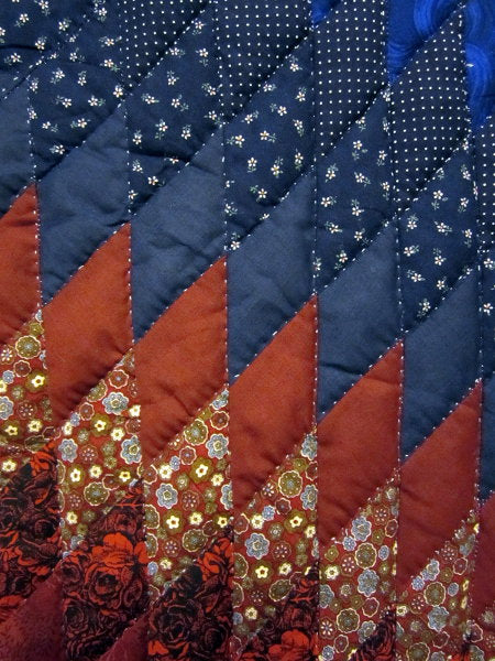 Star in Star Patchwork Quilt 100 x 115