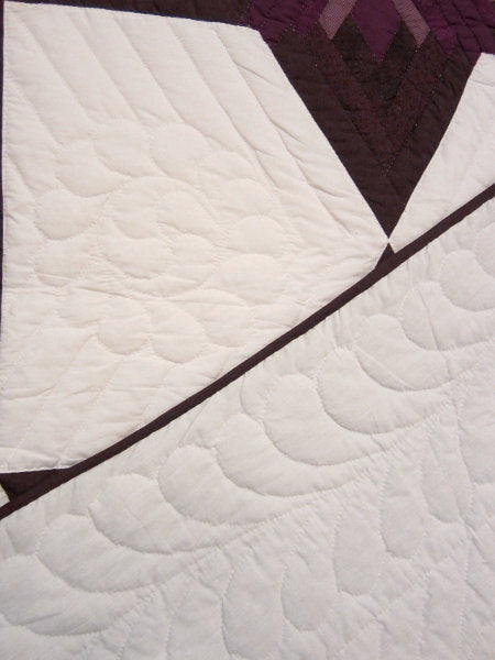 King Hexagon Star Patchwork Amish Quilt 107x115
