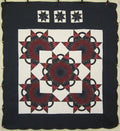 King Starburst Patchwork Amish Quilt 105x113