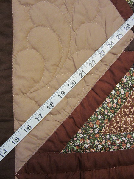 Broken Fan Star Patchwork Amish Quilt 102x113