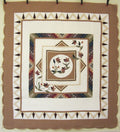 Buds Flowers Applique Amish Quilt 106x115