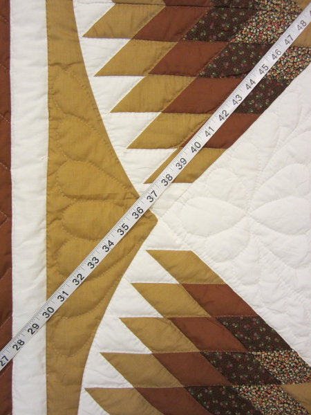 Mariners Star Burst Patchwork Amish Quilt 103x114