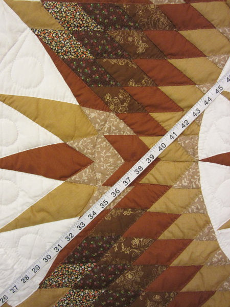 Mariners Star Burst Patchwork Amish Quilt 103x114