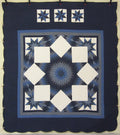 Diamond Star Patchwork Amish Quilt 102x115