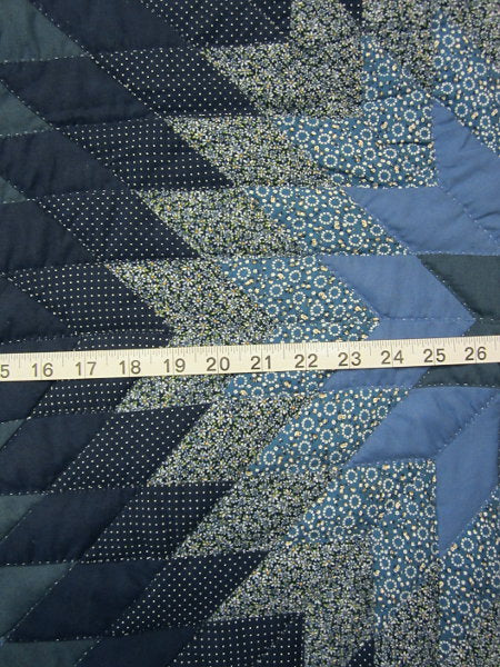 Diamond Star Patchwork Amish Quilt 102x115