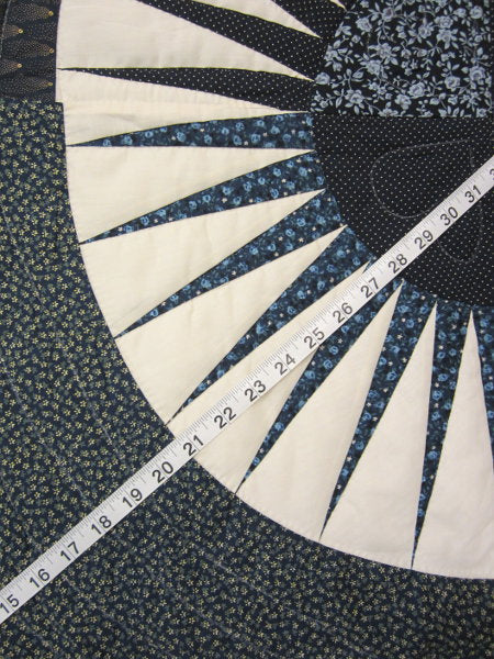 Mariners Kaleidoscope Patchwork Amish Quilt 103x114