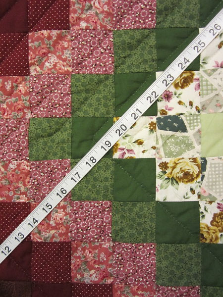 Trip Around World Patchwork Amish Quilt 104x115