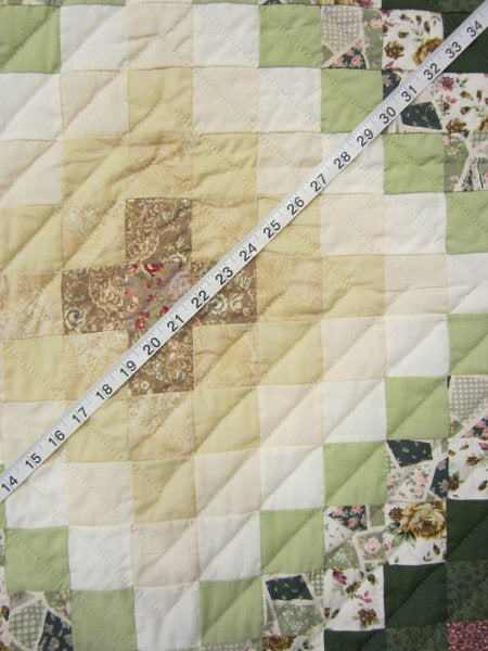 Trip Around World Patchwork Amish Quilt 104x115