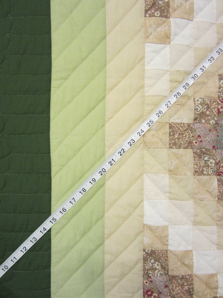Trip Around World Patchwork Amish Quilt 104x115