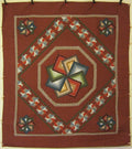 Starspin Patchwork Amish Quilt 101x115