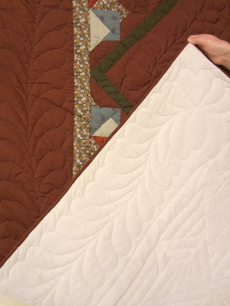 Starspin Patchwork Amish Quilt 101x115
