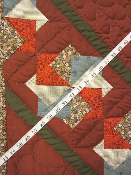Starspin Patchwork Amish Quilt 101x115