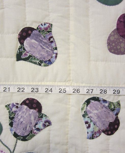 Country Bride Applique Amish Quilt 96x109