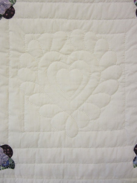 Country Bride Applique Amish Quilt 96x109